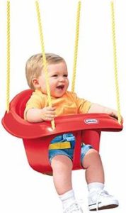 3. Little Tikes High Back Baby Toddler Swing