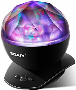 #4. SOAIY Sleep Aurora Projection Night LED Lamp - 8 Lighting Modes,