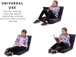 3. BIRDROCK HOME Adjustable 14-Position Memory Foam Floor Chair