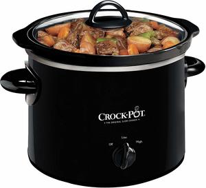7. Crock-Pot 2-QT Round Manual Slow Cooker