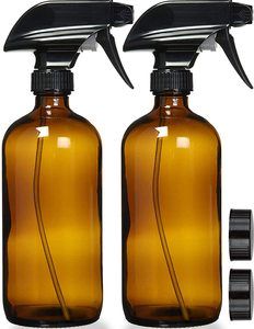 #2 Empty Amber Glass Spray Bottles