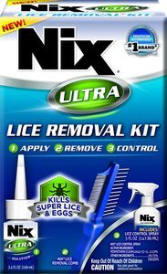 2. Nix Ultra Lice Removal Kit -Lice Removal Comb and Control Spray