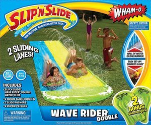 3. Wham-O Slip N Slide Wave Rider Double With 2 Slide Boogies