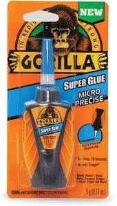 5. Gorilla Micro Precise Super Glue, 5 gram