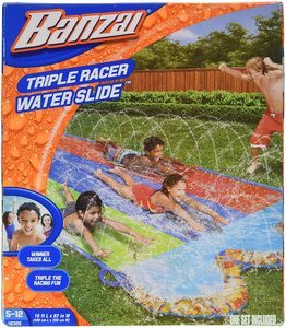 6. BANZAI Triple Racer Water 16 Feet Long