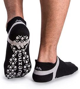 6. Muezna Men's Non-Slip Yoga Socks