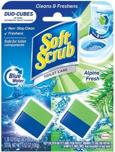 #9 Soft Scrub In-Tank Toilet Cleaner Duo-Cubes, Alpine Fresh