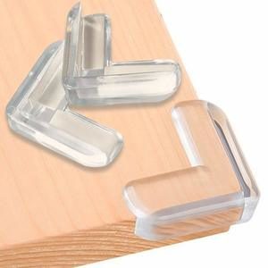 9. SurBaby L-Shaped Clear Corner Protector, 24 Pack