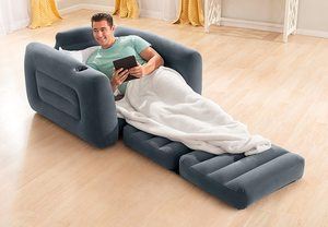 4. Intex Pull-Out Chair Inflatable Bed, Twin