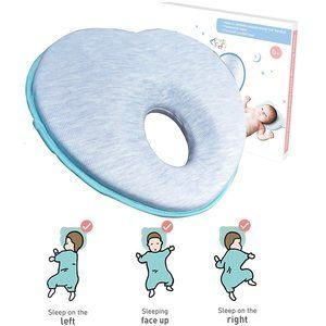 7. AtoBaby Baby Pillow, Memory Foam Cushion