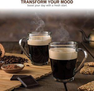 9. Bormioli Rocco Glass Coffee Mug Set - (6 Pack)
