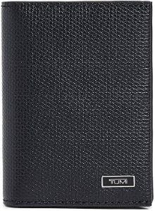 #10. Monaco Gusseted Card Case Tumi wallet for men