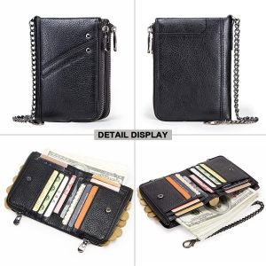 #5. Contacts RFID Men's Chain Wallet