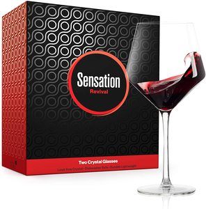 8. Season STORY Large Tall Red Wine Glasses (Set of 2, 24oz)