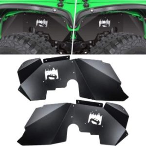 #1. E-cowlboy Front Fender Liners - Jeep Wrangler 2007-2018