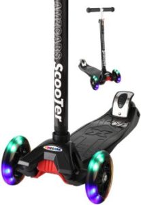 #7 AMZCARS 3 Wheels Kick Scooter for Kids Adjustable 