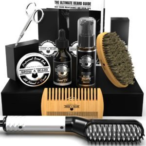 3. Beard Straightener Grooming Kit