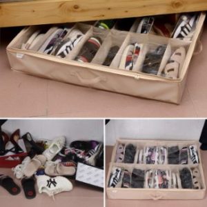 5. Under Bed Shoe Storage Organizer