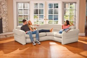 7. Intex 68575EP Inflatable Living Room Corner Air Mattress