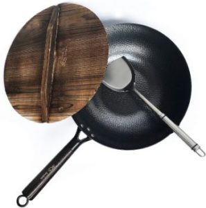 5. Carbon Steel Wok for Electric, Induction, and Gas Stoves