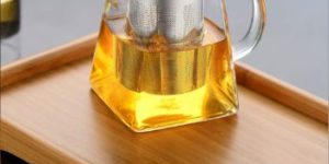 10. Vivoice Ultra Clear Heat Resistant Glass Teapot Infuser