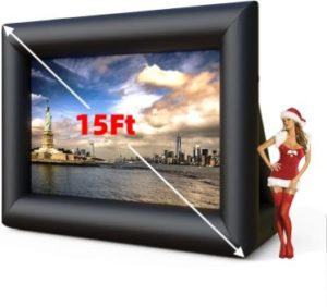 7. SUNCOO 15-ft Inflatable Movie Screen