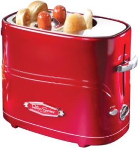 5. Nostalgia HDT600RETRORED Pop-Up 2 Hot Dog and Bun Toaster