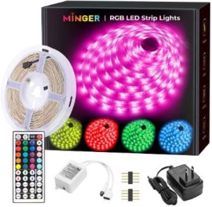 7. MINGER LED Strip Lights