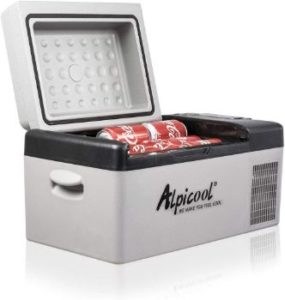 8. Alpicool C20 Portable Refrigerator and Mini Freezer