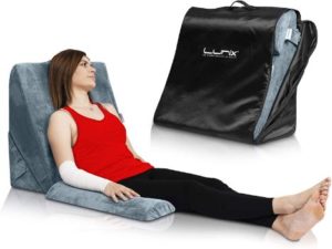 10. Lunix LX6 3pcs Orthopedic Bed Wedge Pillow