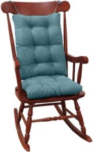 3. Klear Vu Twillo Overstuffed Rocking Chair Cushion Set