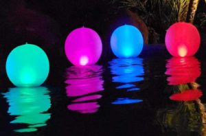 4. Esuper Floating Swimming Pool Lights – Changing Led Glow Globe Pool Night Lamp
