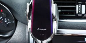 #5. 2-In-1 Auto Clamping Wireless Car Charger