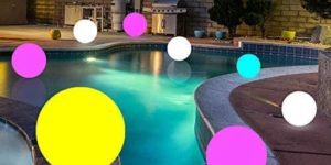 6. LOFTEK Solar Floating Pool Lights Ball – Waterproof Outdoor Decorative Light with Remote Control