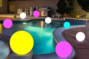 6. LOFTEK Solar Floating Pool Lights Ball – Waterproof Outdoor Decorative Light with Remote Control