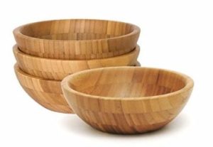#6. Small Bamboo Bowls, Set of 4