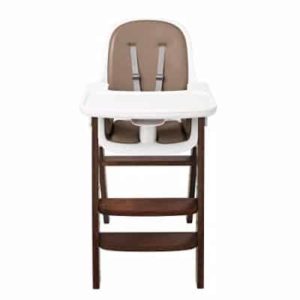 #7. Tot Sprout High Chair, Taupe/Walnut
