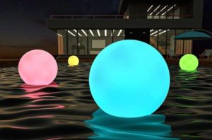 8. LOFTEK LED Vibrant Light Ball – Rechargeable Cordless Portable Floating Pool Lights
