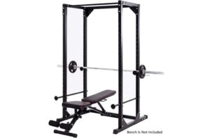 8. GYMAX Adjustable Heavy Duty Power Racks for Home Gym Athletics Fitness