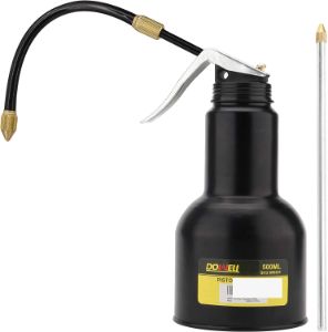 8. DOWELL Pistol Pump Oiler Metal Oil Can